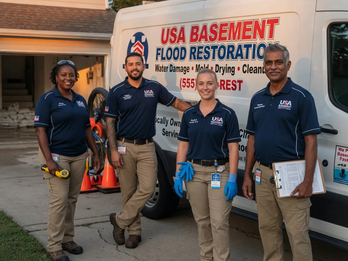 Basement Flood Cleanup company in Thaxton, MS