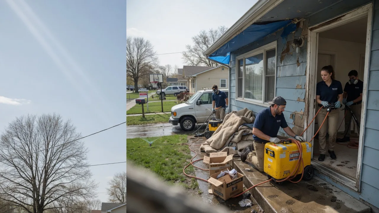 Basement Flood Cleanup in Thaxton, MS near me